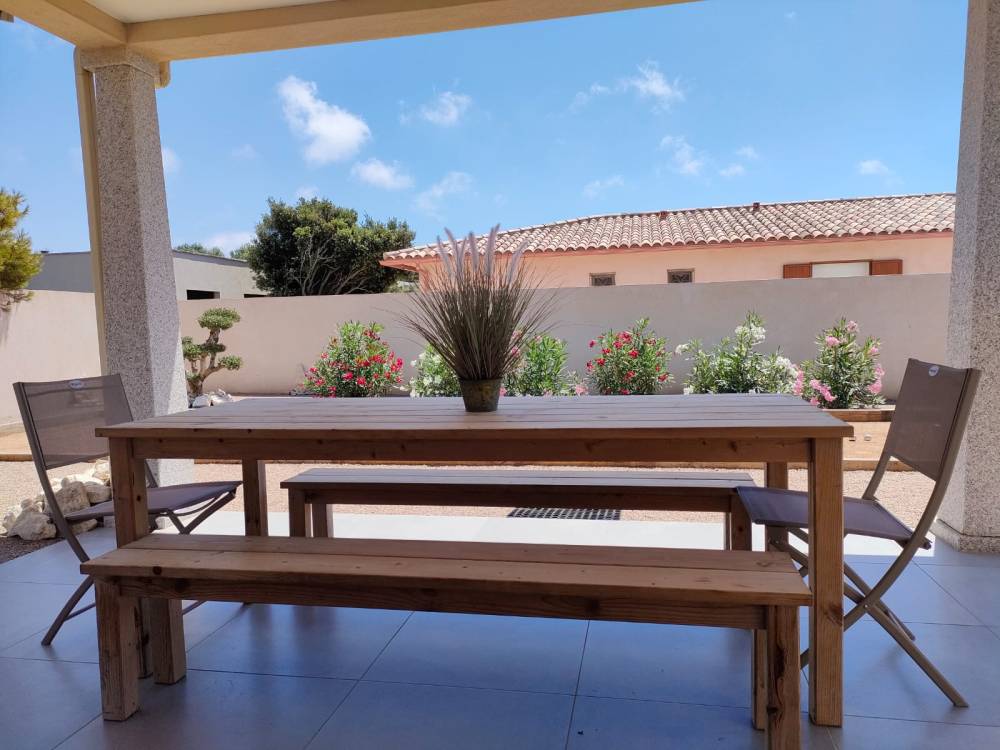 Terrasse sud donnant sur salon