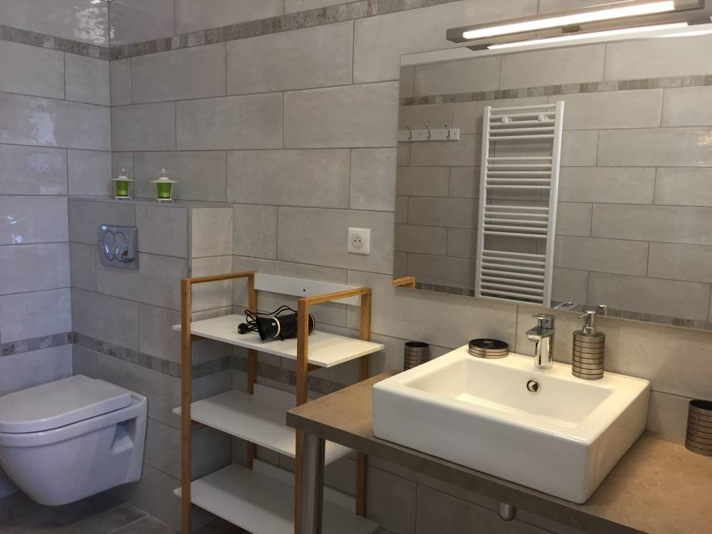 Salle d'eau avec WC